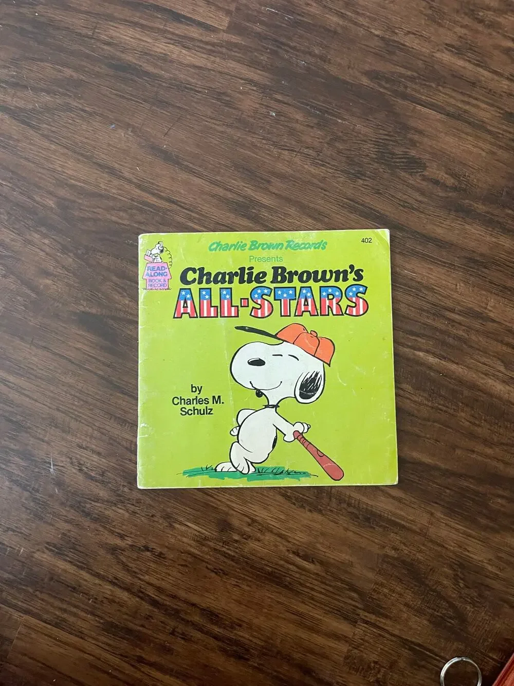 Vintage Charlie Brown baseball book